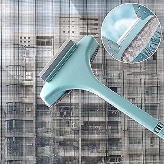 Rushwak Multifunctional Screen Brush 2 in 1 Mesh Cleaning Brush & Wiper