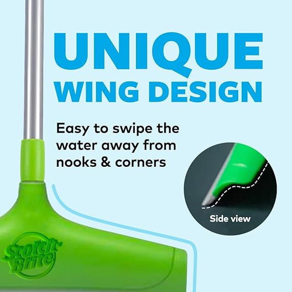 Scotch Brite Bathroom Squeegee Plastic Wiper