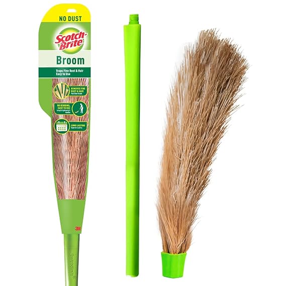 Scotch Brite No-Dust Broom Long handle