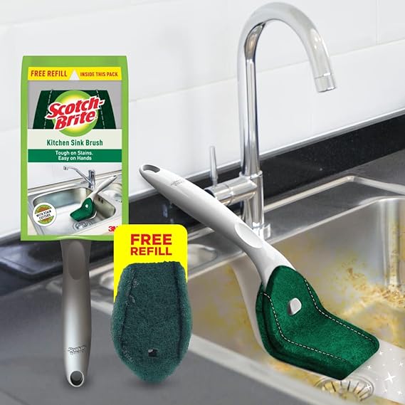 Scotch Brite Plastic Kitchen Sink Brush Scotch Brite