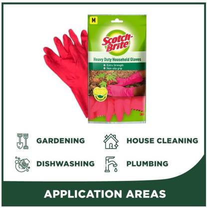 Scotch Brite Rubber Heavy Duty Hand gloves