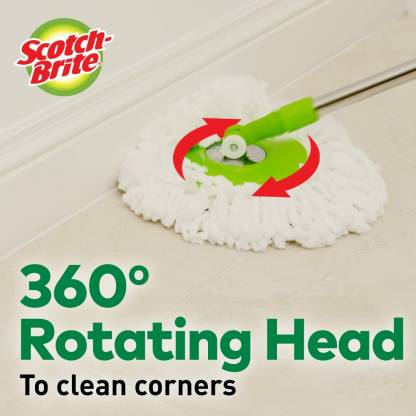 Scotch Brite Spin Mop Head and Handle