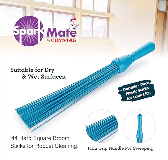 Sparkmate By Crystal Kharata Plastic Stick Broom