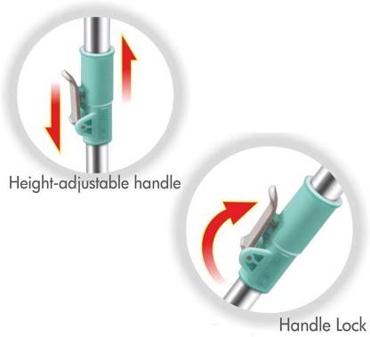 Spotzero By Milton Spin Mop Spares Set Handle with Microfibers Refill