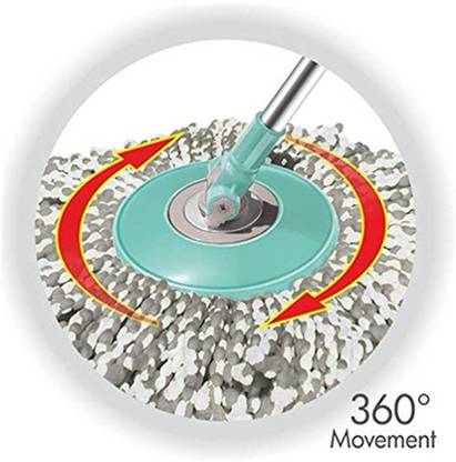 Spotzero By Milton Spin Mop Spares Set Handle with Microfibers Refill