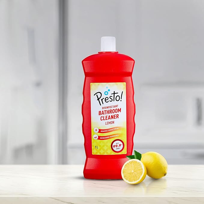 Amazon Brand - Presto Bathroom Cleaner (Lemon)