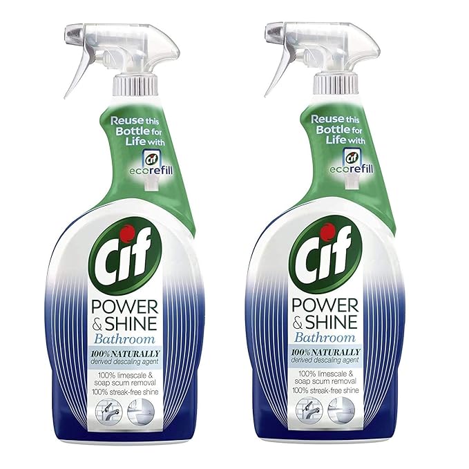 Cif Power & Shine Bathroom Cleaner, Pack of 2