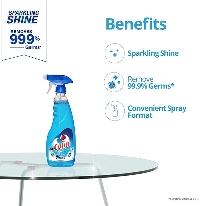 Colin 25L Glass and Surface Cleaner Liquid Spray Refill and Spray Combo