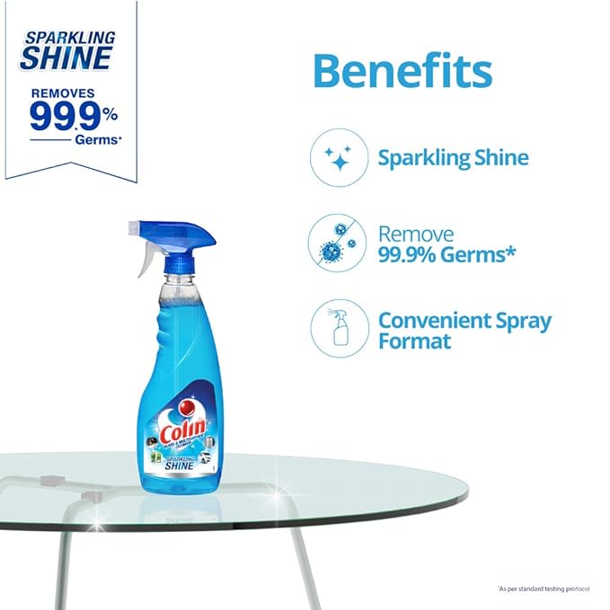 Colin Glass and Surface Cleaner Liquid Spray
