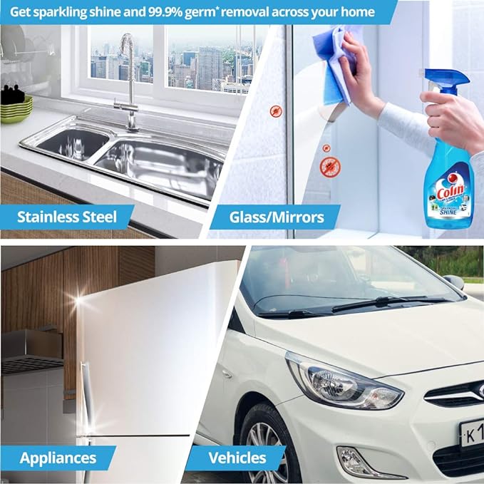 Colin Glass and Surface Cleaner Liquid Spray