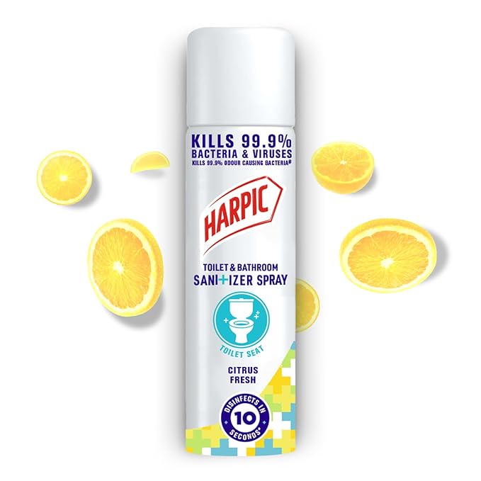 Harpic Citrus Fresh Toilet Seat Sanitizer Spray