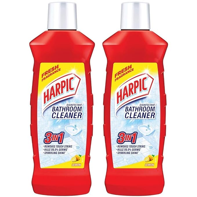Harpic Disinfectant Toilet Cleaner Liquid Original, Pack of 2