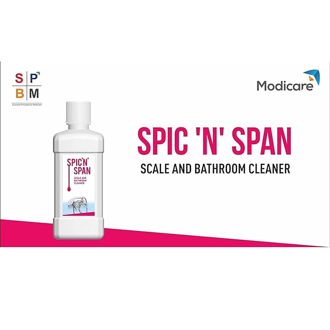 Modicare Spic n Span Scale and Bathroom Cleaner, Pack of 2