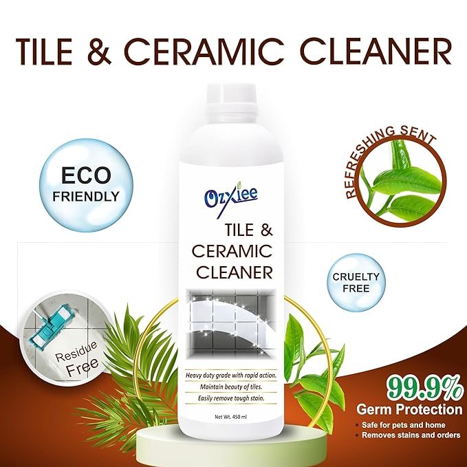Ozxiee Bathroom Tile Cleaner Liquid