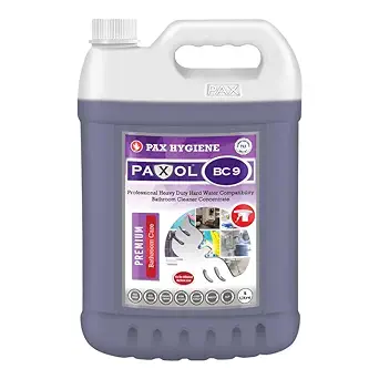 Paxol BC9 Professional Heavy Duty Hard Water Compatible Bathroom Cleaner Concentrate