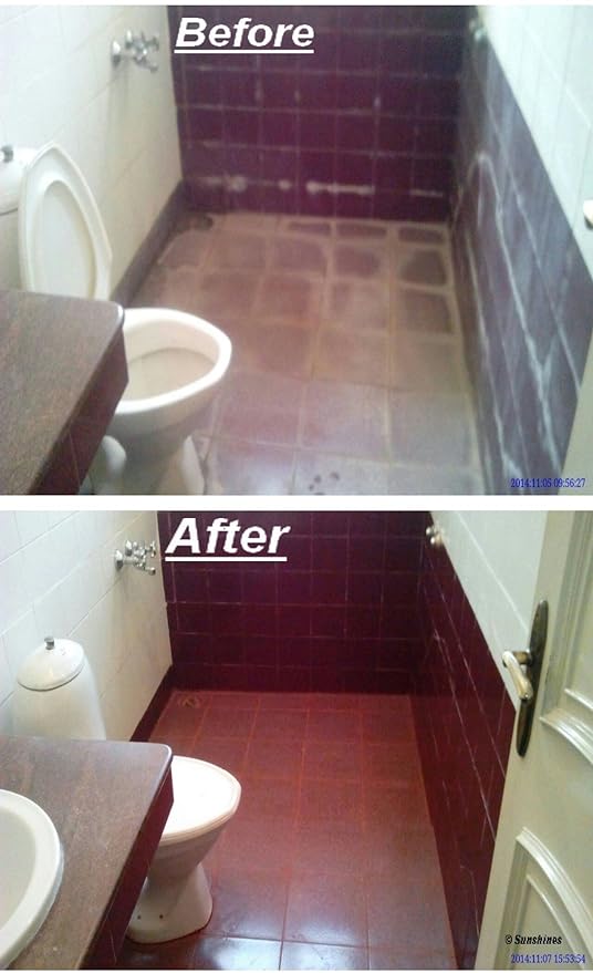 Soljardin Sunshines Pupa Staino Pink Bathroom and Toilet Tile Cleaner