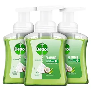 Dettol Foaming Handwash Aloe Coconut Pump, Pack of 3