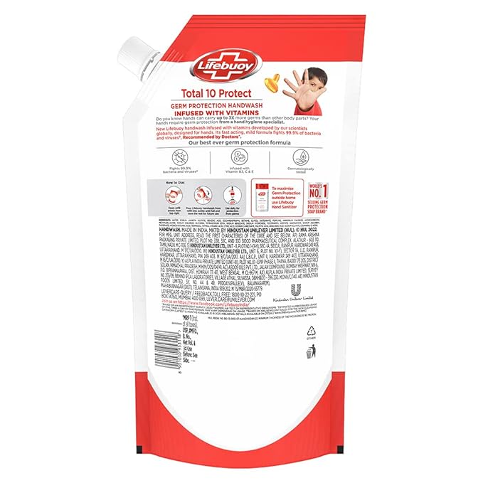 Lifebuoy Total 10 Active Naturol Germ Protection Handwash Refill