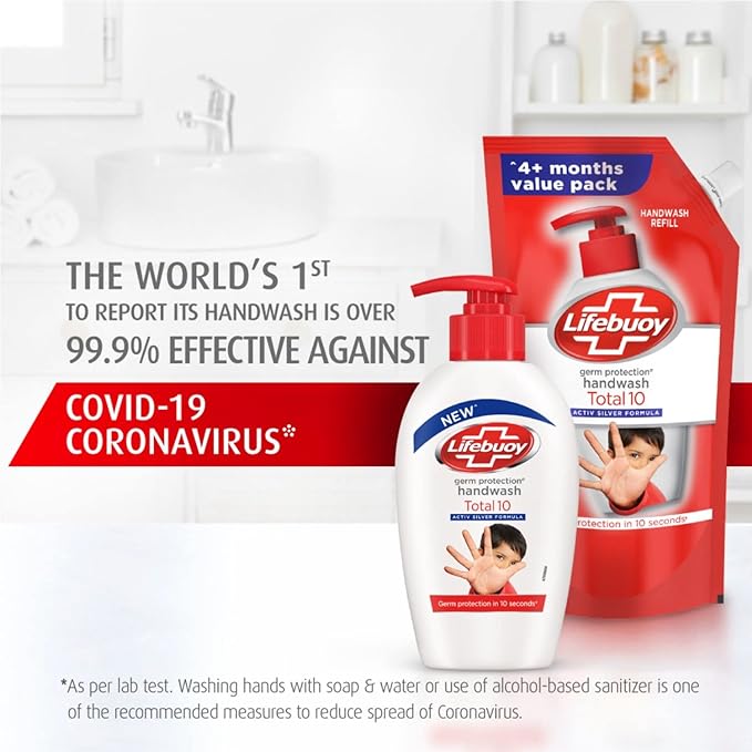 Lifebuoy Total 10 Germ Protection Liquid Handwash Refill Canister