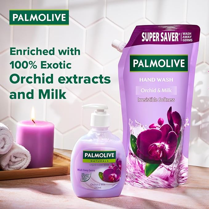 Palmolive Naturals Black Orchid & Milk Liquid Hand Wash Refill Pack