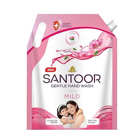 Santoor Mild Gentle Lotus & Tulsi Hand Wash