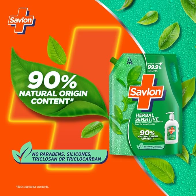 Savlon Herbal Sensitive Germ Protection Liquid Handwash Refill