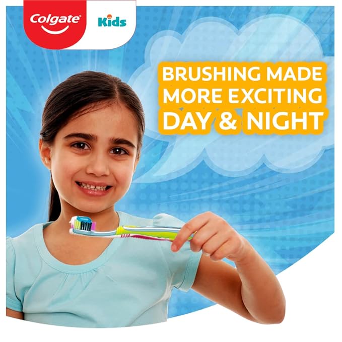 Colgate Kids Batman Manual Toothbrush, Pack of 3