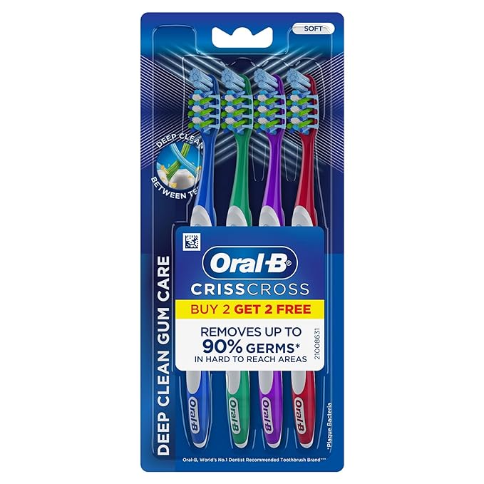 Oral B Pro Health Gum Care Soft Toothbrush, Pack of 4