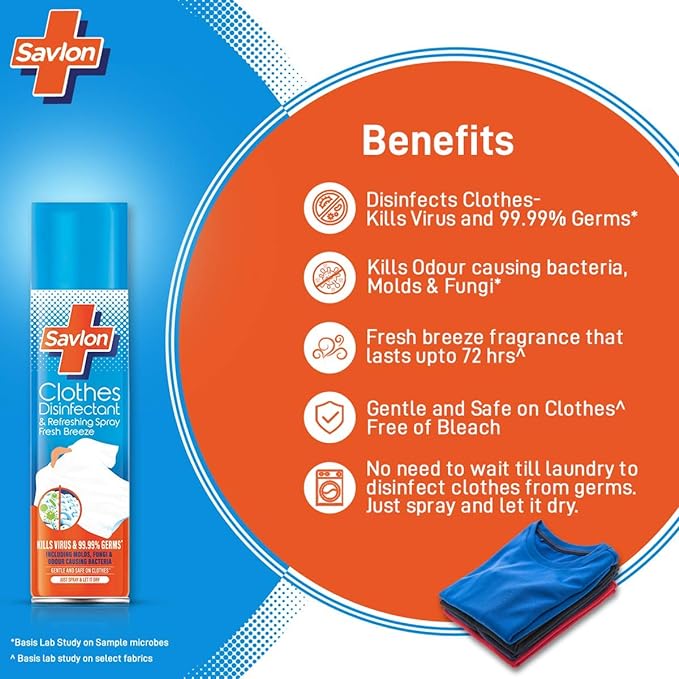 Savlon Clothes Disinfectant and Refreshing Spray