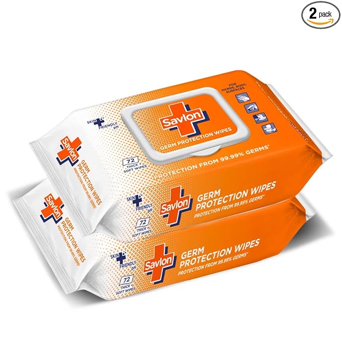 Savlon Germ Protection Wipes (Pack of 2)