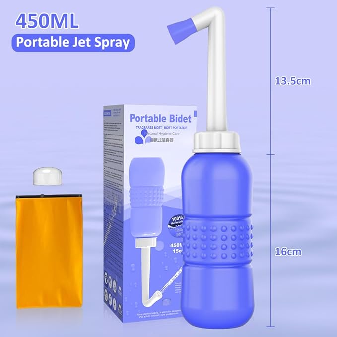 Sup EVAvox Portable Handheld Travel Bidet Spray Bottle for Personal Hygiene Care