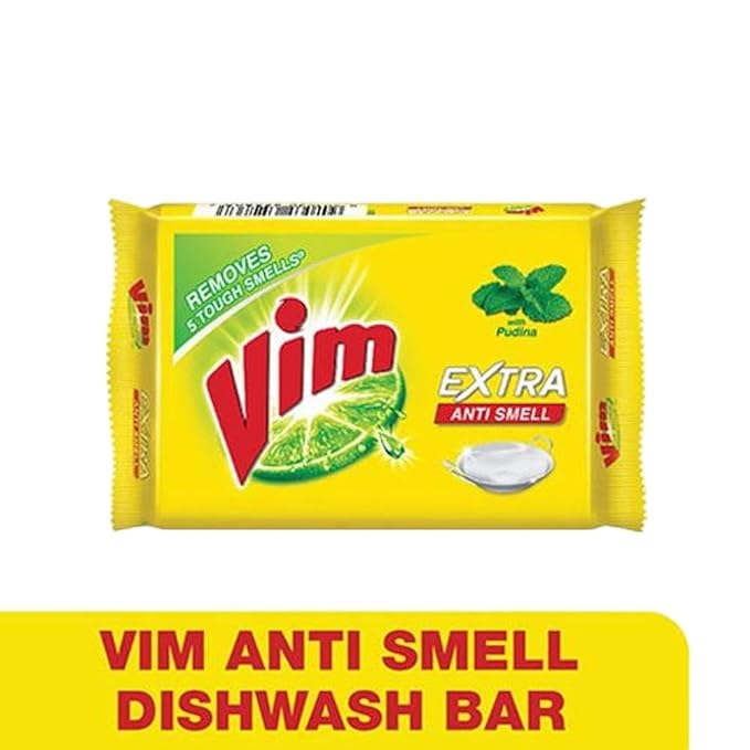 Vim Extra Anti Smell Dishwash Bar