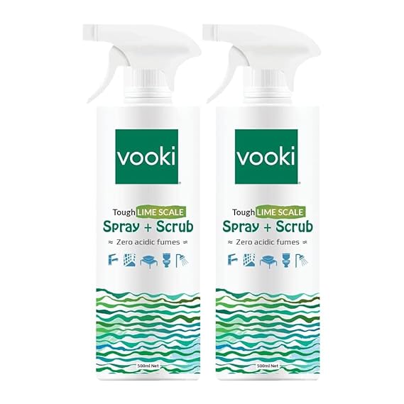 Vooki Ecofriendly Tough Lime Scale Hard Water Stain Remover, Pack of 2