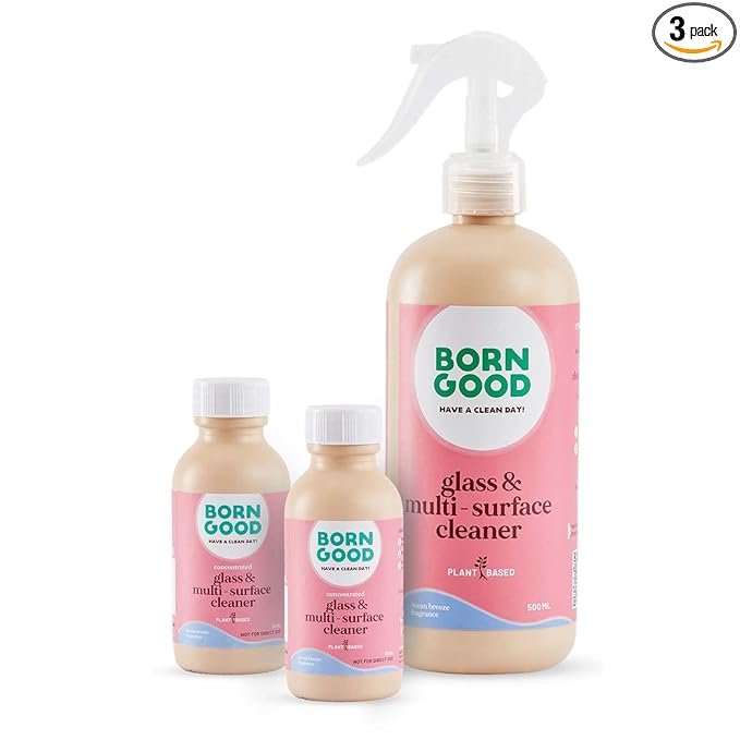 Born Good Glass & Multi-Surface cleaner concentrate Makes