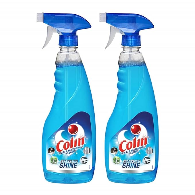 Colin Glass and Surface Cleaner Spray with Shine Boosters (Pack of 2)