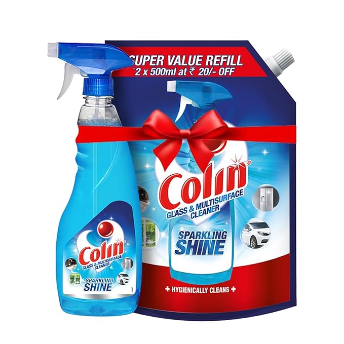 Colin Spray Glass and Surface Cleaner Liquid