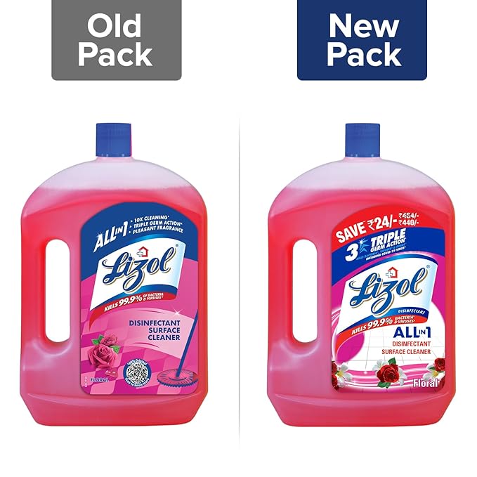 Lizol Floral Disinfectant Surface & Floor Cleaner Liquid