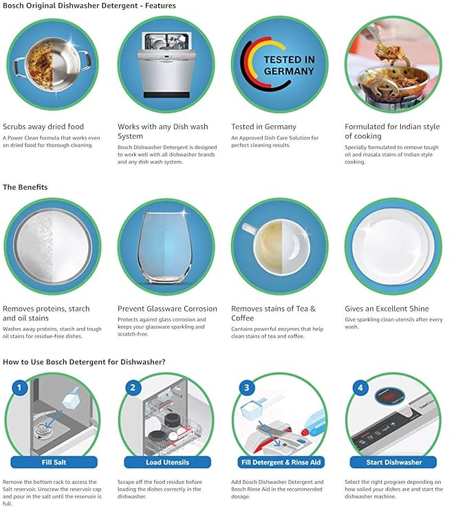 Bosch Detergent Powder for Dishwasher