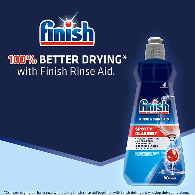 Finish Dishwasher Rinse Aid (Pack of 2)