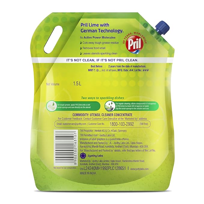 Pril Lime Grease Fighter Insta Clean