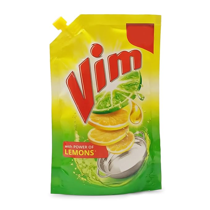 Vim Lemon Dishwash Liquid Gel Pouch