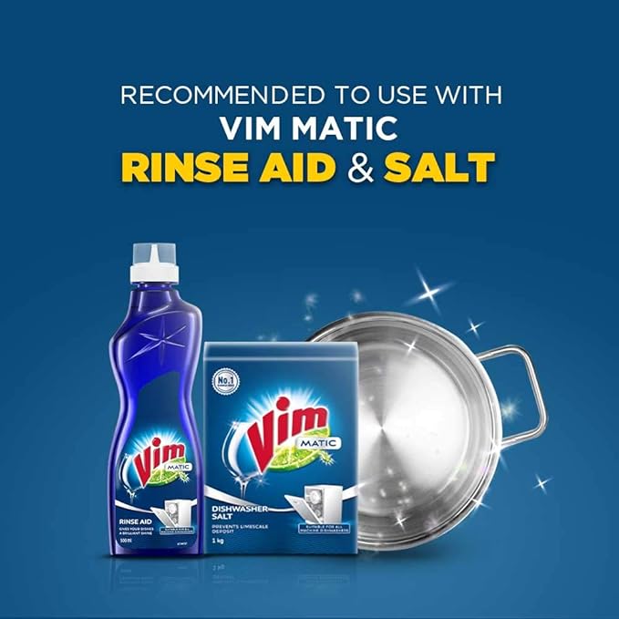Vim Matic Dishwash Detergent Powder Suitable For All Dishwashers