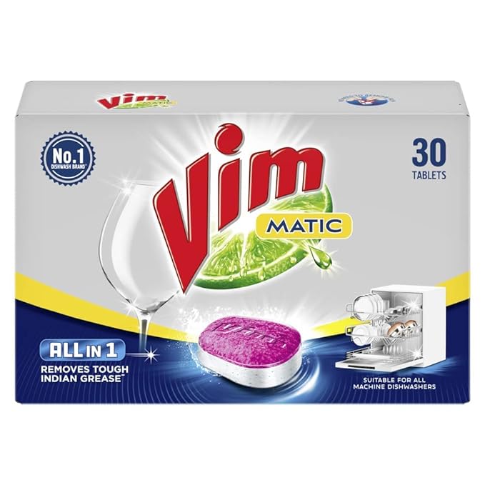 Vim Matic Dishwasher All-In-One Tablets