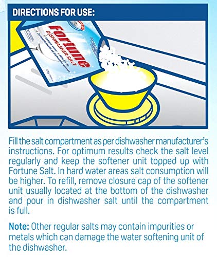 Fortune Dishwasher Active Salt (Pack of 3)