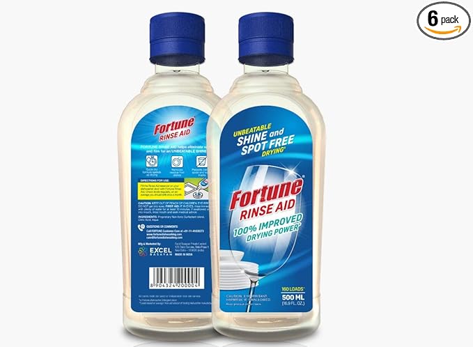 Fortune Dishwasher Rinse Aid (Pack of 6)