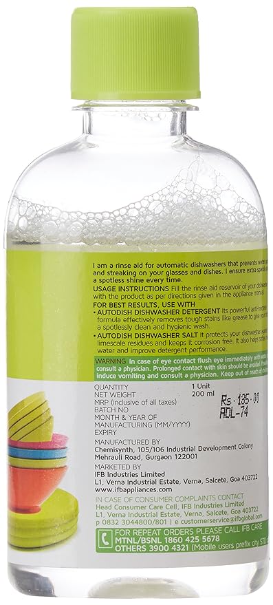 IFB Essentials Autodish Rinse Aid