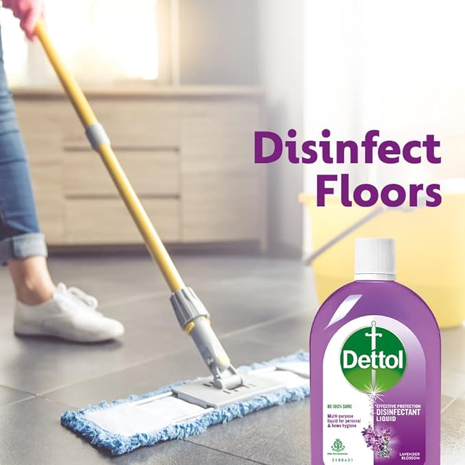 Dettol Liquid Disinfectant for Floor Cleaner, Lavender Blossom
