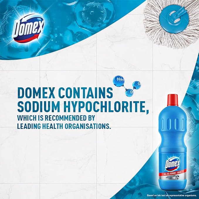 Domex Disinfectant Floor Cleaner, With Power Of Sodium Hypochlorite