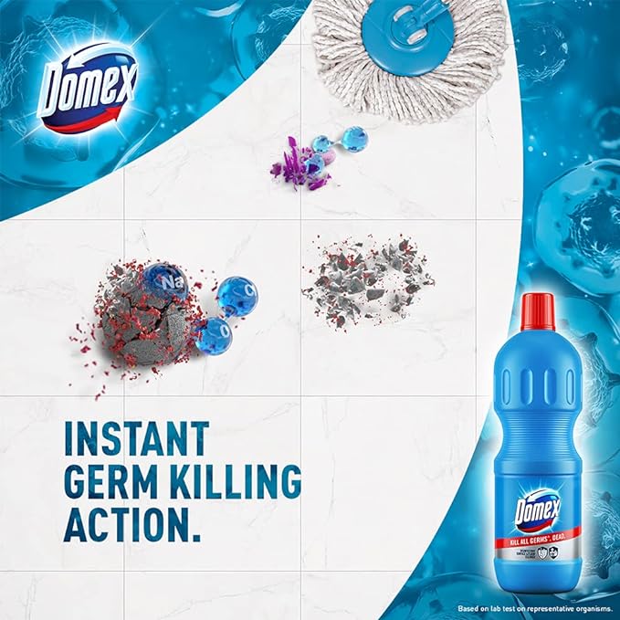 Domex Disinfectant Floor Cleaner, With Power Of Sodium Hypochlorite