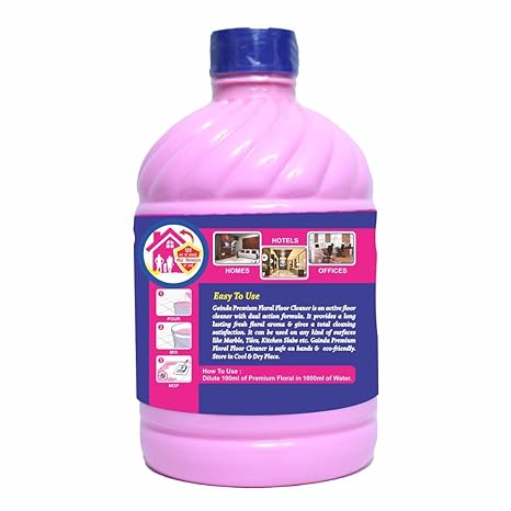 Gainda Floral Floor Cleaner Dirt Removal Disinfectant Phenyl Liquid Surface Stains